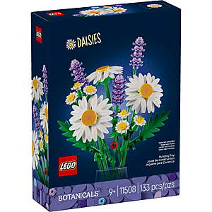 $9.89 – 133-Piece LEGO Botanicals Daisies Building Set (11508)  + Free Shipping w/ Walmart+ or on $35+