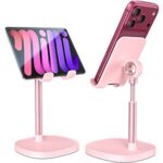 $6.99 – LISEN Adjustable Cell Phone Stand (Pink, for Phones & Tablets 4-10″)  + Free Shipping w/ Prime or on $35+