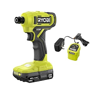 $49.97 – RYOBI ONE+ 18V Cordless 1/4 in. Hex Screwdriver Kit with Compact Battery and Charger Now