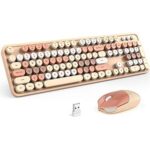 $16.65 – 104-Key Knowsqt 2.4GHz Wireless Retro Keyboard & Mouse Combo (Various Colors)  + Free Shipping w/ Prime or on $35+
