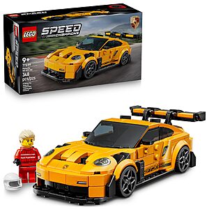 $21.99 – 348-Pc LEGO Speed Champions Porsche 911 GT3 RS Super Car Building Set Available at Record Low Price on Amazon