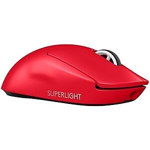 $59.99 – | Logitech G PRO X Superlight 2 SE Wireless Gaming Mouse – Red at Amazon