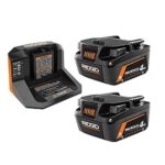 $79.00 – $79: RIDGID 18V MAX Output Starter Kit with (2) 4.0 Ah Batteries and Charger at HomeDepot