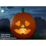 $84.15 – Jabberin Jack Giant 5 ft. Inflatable Talking Animated Pumpkin with Built-in Projector and Speaker Plug’n Play – Lowest Price at Home Depot