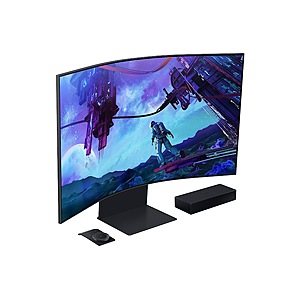 $1,170.00 – Samsung EPP & EDU: 55″ Samsung Odyssey Ark 4K UHD 165Hz Quantum Mini-LED VA Curved Gaming Monitor $1170 + Free Shipping