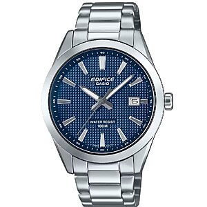 $72.00 – Casio Edifice EFV160D-2AV 40mm Analog Quartz Watch (Blue Dial) Available at Lowest Price Ever on Amazon with Free Shipping