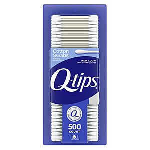 $3.00 – 500-Count Q-tips Cotton Swabs Available at Lowest Price Ever on Amazon with Free Shipping