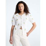 $8.17 – Free Assembly Women’s Lightweight Short Puffed Sleeve Beaded Cardigan (2 Colors) from  + Free S&H w/ Walmart+ or on $35+