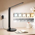 $11.49 – MONGERY LED Desk Lamp w/ USB Charging Port, Touch Control & 1-Hour Timer (Aluminum)  + Free Shipping w/ Prime or on $35+