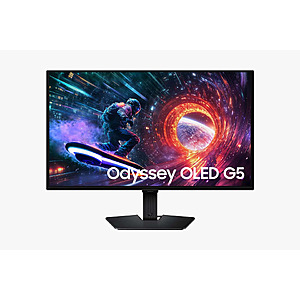 $296.00 – Samsung EPP/EDU: 27″ Odyssey G50SF 1440p 180Hz QD-OLED Monitor $296 + Free S&H