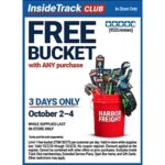 Harbor Freight Offers Free Bucket Weekend (10/2 – 10/4)