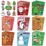 $3.59 – 24-Count HSHFAMIIY Kids’ DIY Christmas Make-a-Face Sticker Sheets Down to Lowest Price Ever at Amazon with Coupon
