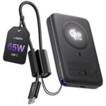 $39.99 – LISEN 10000mAh Qi2.2 25W Magnetic Wireless Power Bank for iPhone w/ 65W USB-C Charging (Anthracite Black) –  + Free Shipping