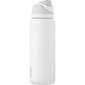 $22.49 – | 40-Oz Owala FreeSip Stainless Steel Water Bottle (Shy Marshmallow) at Amazon