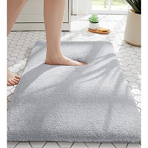 $5.99 – 16″x24″ MINIDEAR Memory Foam Bathroom Rug (Gray) –  + Free Shipping w/ Prime or on $35+