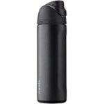 $16.87 – * | 24-Oz Owala FreeSip Stainless Steel Water Bottle (Very, Very Dark) at Amazon