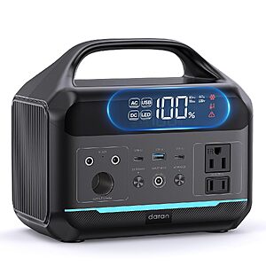 $98.79 – DARAN 300W 192Wh LiFePO4 Portable Power Station on Sale for + Free Shipping