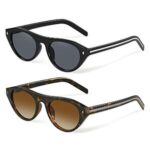 $4.99 – 2-Pack YDAOWKN Men’s or Women’s Retro Small Oval Sunglasses (Various)  ($2.49 each) + Free Shipping w/ Prime or on $35+