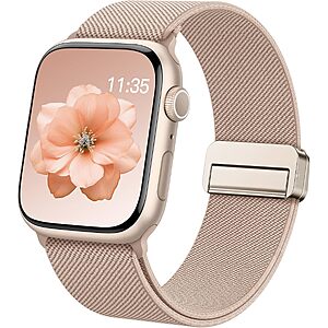 $4.99 – Sunnywoo Stretchy Loop Band for Apple Watch w/ Adjustable Magnetic Clasp (Various Colors/Sizes) + Free Shipping w/ Prime or on $35+