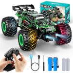 $12.79 – Bifyton 1:18 All-Terrain Remote Control Truck w/ LED Light & 2 Rechargeable Batteries (Dark Green) – + Free Shipping w/ Prime or on $35+