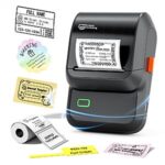 $13.99 – Ponek M100 2″ Bluetooth Thermal Label Maker w/ Label Roll (Black) – + Free Shipping w/ Prime or on $35+