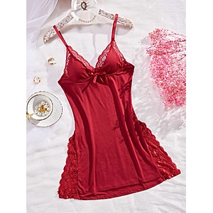$6.49 – Avidlove Women’s V-Neck Lingerie Nightgown (Various Colors) –  + Free Shipping w/ Prime