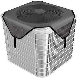 $6.72 – 28″ x 28″ Outdoor AC Unit Top Cover (Black) Now + Free Shipping w/ Prime or on $35+ at Amazon