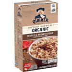 $1.91 – 8-Count 1.44-Oz Quaker Organic Instant Oatmeal (Maple & Brown Sugar)  w/ S&S + Free Shipping w/ Prime or on $35+