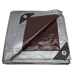 $9.98 – Project Source 8′ x 10′ 10-Mil Silver Polyethylene Heavy-Duty Tarp  + Free Store Pickup or Free Shipping at Lowe’s