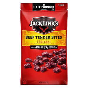 $5.34 – S&S : Jack Link’s Teriyaki Beef Tender Bites – 8 oz
