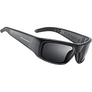 $9.99 – OHO Sunshine T8 Pro Open-Ear Bluetooth Smart Sunglasses w/ Polarized UV400 Lenses (Black)  + Free Shipping w/ Prime or on $35+