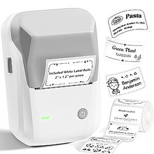 $14.99 – NIIMBOT B1 2″ Bluetooth Thermal Label Maker w/ 1 Label Roll (Various) + Free Shipping w/ Prime or on $35+
