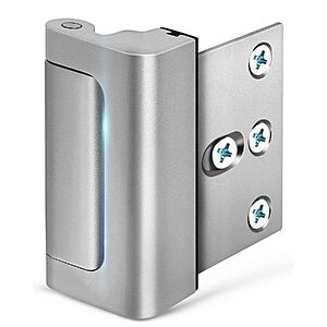 $6.49 – EVERPLUS Home Door Reinforcement Lock (Silver) + Free Shipping w/ Prime or on $35+