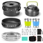 $19.99 – 15-Piece Odoland Camping Cookware Mess Kit + Free Shipping w/ Prime or on $35+