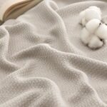 $16.49 – 90″ x 90″ Bedsure 100% Cotton Herringbone Weave Blanket (Queen, Linen Beige) + Free Shipping w/ Prime or on $35+