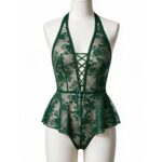 $5.00 – Avidlove Women’s Lace Lingerie Bodysuit w/ Halter Neck & Adjustable Ribbon (Various Colors) – $5 + Free Shipping w/ Prime or on $35+