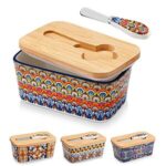 $13.49 – 6.5″ Vancasso Ceramic Butter Dish w/ Bamboo Lid & Butter Knife  + Free Shipping