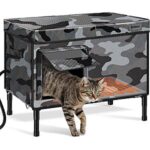 $25.99 – IPOW XL 6-Layer Insulated Heated Outdoor Cat House w/ Heated Pad (25.59″ x 16.54″ x 12.99″, Gray) + Free Shipping w/ Prime or on $35+