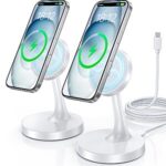 $11.49 – TXXTOL 2-Pack Magnetic 15W Wireless Mag-Safe Charger Stand for + Free Shipping w/ Prime or on $35+