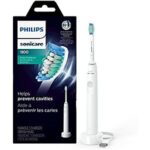 $15.00 – Philips Sonicare 1100 Rechargeable Electric Toothbrush (White Grey, HX3641/02) $15 + Free Shipping w/ Prime or on orders over $35