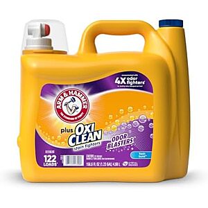 158.6-Oz Arm & Hammer Plus OxiClean Liquid Laundry Detergent in Fresh Burst Scent