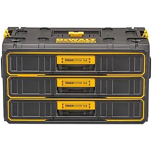 $99.99 – | DEWALT TOUGHSYSTEM 2.0 Tool Organizer and Storage 3 Drawer Unit (DWST08330) at Amazon