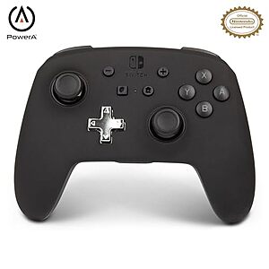 $35.00 – $35 | PowerA Enhanced Nintendo Switch Wireless Controller w/ Motion (Black) at Amazon