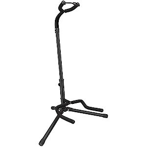 $10.44 – | Amazon Basics Height Adjustable Foldable Guitar Stand at Amazon