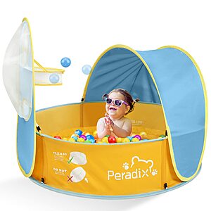 Peradix Kiddie Baby Pool sale Peradix Kiddie Baby Pool with canopy and basketball hoop