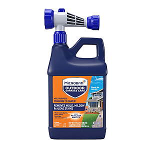 $11.06 – 64-Oz MICROBAN Outdoor Surface Care Multi-Purpose Foaming Cleaner Available for + Free Shipping at Walmart