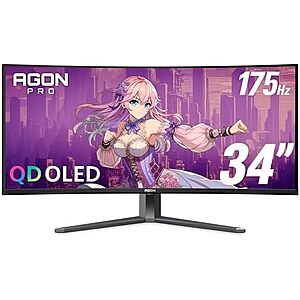 AOC Agon Pro 34 Curved Gaming Monitor QD OLED