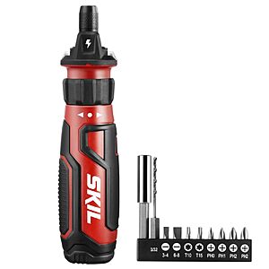 $22.99 – SKIL Rechargeable 4V Cordless Screwdriver with Circuit Sensor Technology – Lowest Price Ever at Amazon