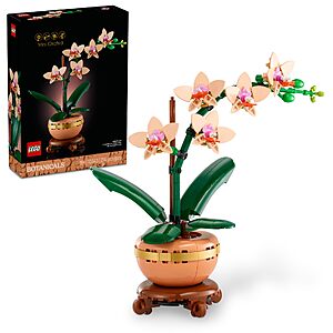 $24.00 – 274-Piece LEGO Botanicals Mini Orchid Building Set (10343) – Lowest Price Ever at Amazon with Free Shipping