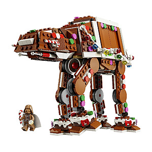 $46.99 – New Members: 697-Piece LEGO Star Wars Gingerbread AT-AT Walker Building Set on Sale at QVC